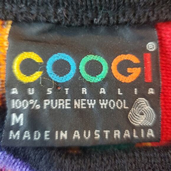 Vintage COOGI SWEATER 3D Made in Australia Sz M Medium - Picture 3 of 9